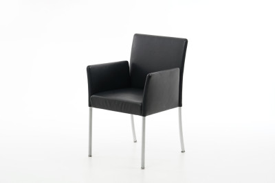 Walter Knoll Jason 1410 Stuhl Leder / Schwarz