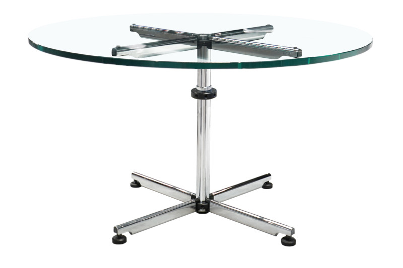 USM Kitos Mesa de Reunión Cristal Ø 130 cm