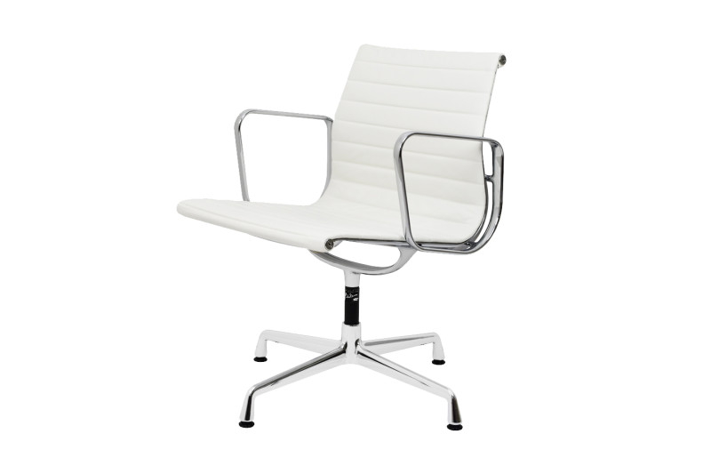 Vitra EA 107 / 108 Leder / Weiß