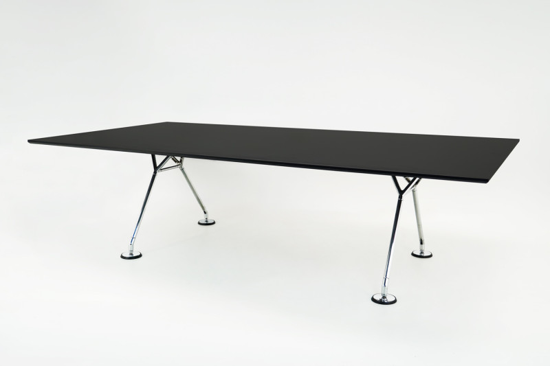 Tecno Nomos Konferenztisch Kunstharz / Schwarz 260 x 140 cm