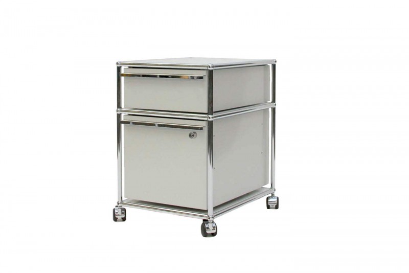 USM Haller Rollcontainer Lichtgrau RAL 7035
