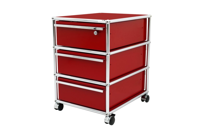 USM Haller Roller Container USM Ruby Red