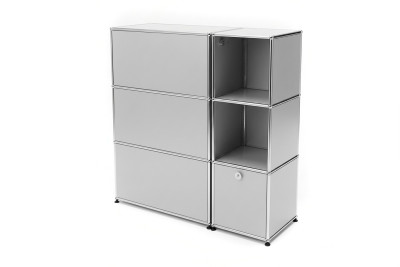 USM Haller Orga-Sideboard USM Mattsilber
