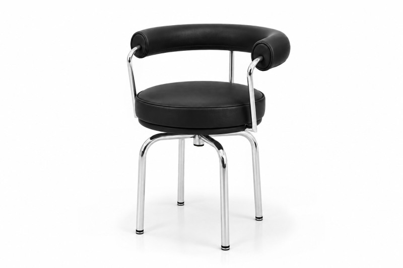 Cassina LC7 Le Corbusier Stuhl Leder / Schwarz
