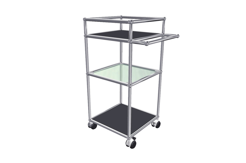 USM Haller Barwagen / Servierwagen 35 x 35 cm