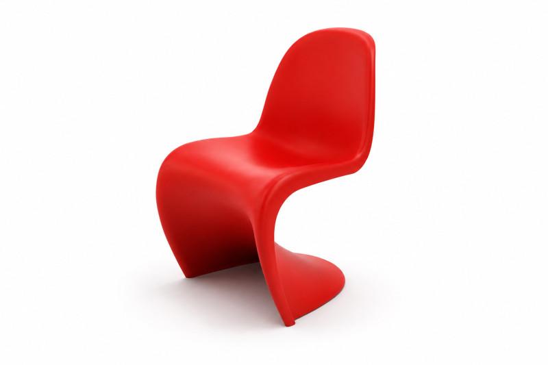 Vitra Panton Chair Kunststoff / Rot