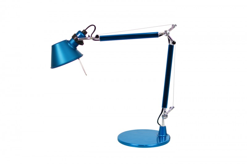 Artemide Tolomeo Tavolo Micro Desk Lamp Blue