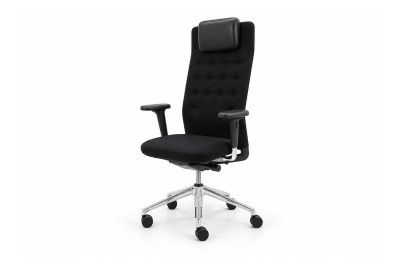 Vitra ID Trim L Bürodrehstuhl Stoff / Schwarz