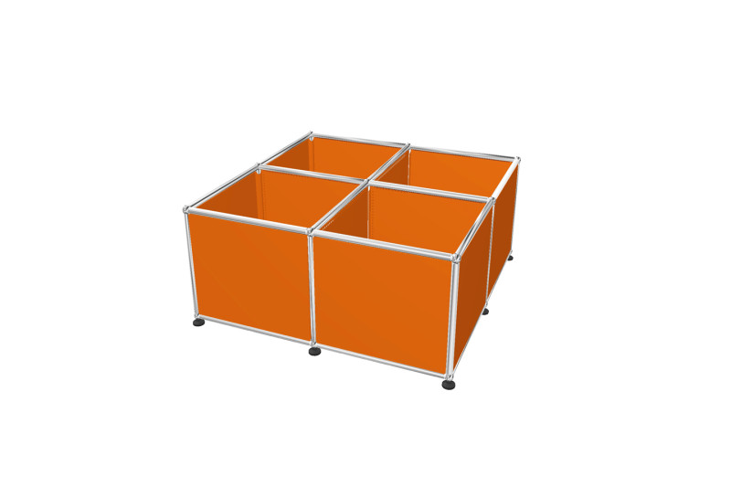 USM Haller 4er Blumenkasten / 70 x 70 cm