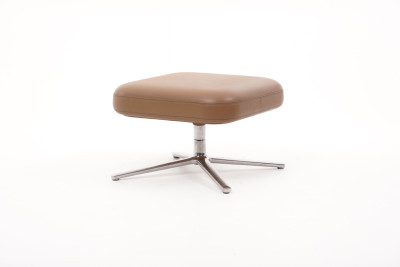 Vitra Repos Ottoman Leder / Braun