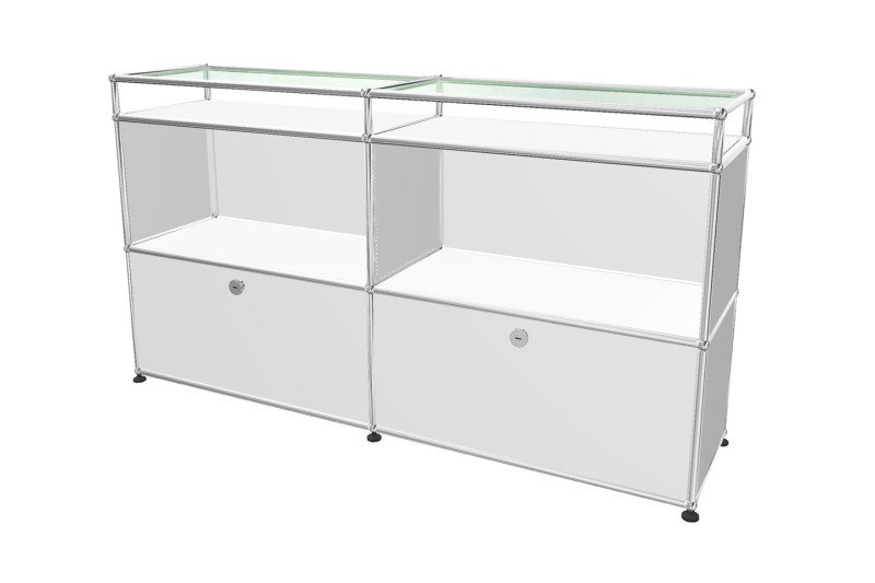 USM Haller Sideboard mit Glastablaren