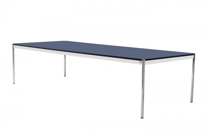 USM Haller Mesa de Conferencia Resina sintética / Azul 300 x 125 cm
