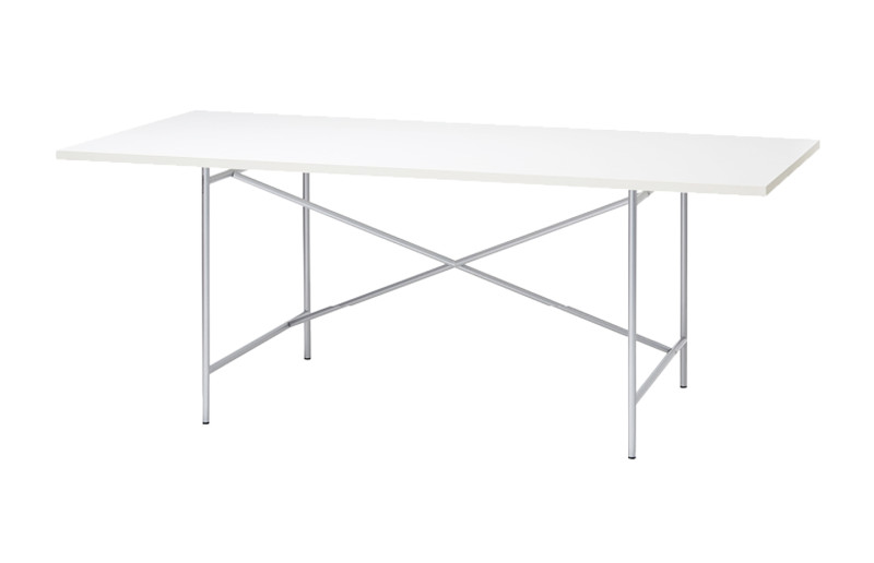 Eiermann 1 Tisch Melamin / Weiß 180 x 90 cm