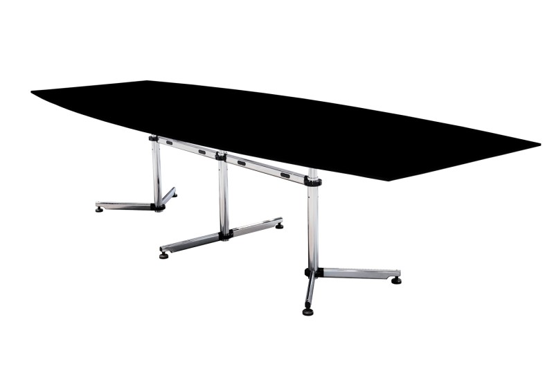 USM Kitos Conference Table Synthetic Resin / Black 330 x 125 cm