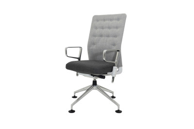 Vitra ID Trim office swivel chair fabric / grey