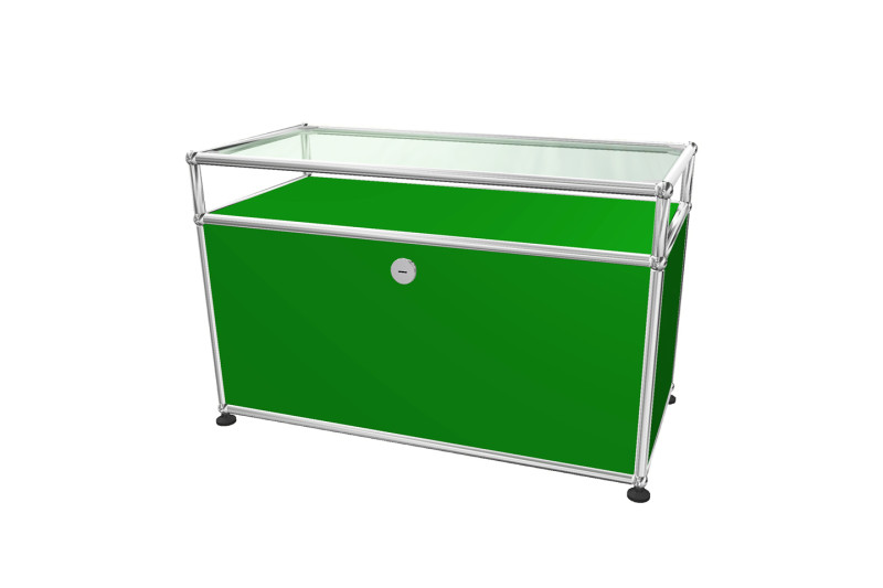 USM Haller TV-Board / Lowboard mit Glastablar