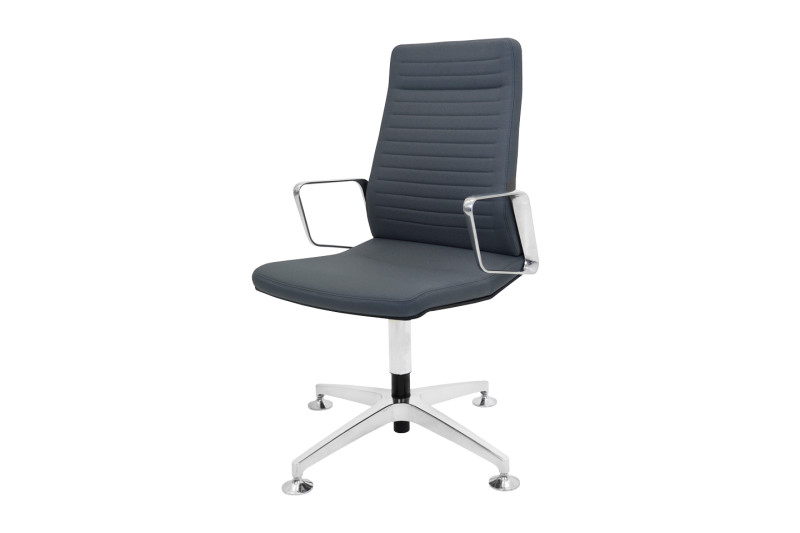 Interstuhl Silver 101 S visitor chair leather / white