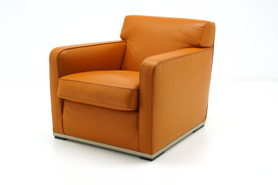 B&B Italia Sessel Apta Leder / Cognac
