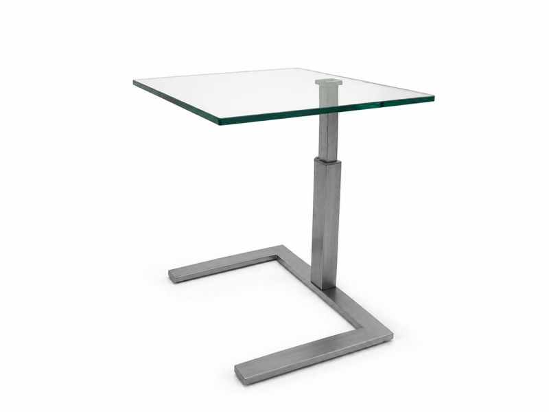 Rolf Benz Side Table Glass / Satined 120 x 80 cm