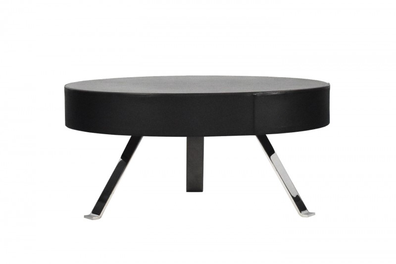 Cassina Ombra Beistelltisch Leder / Schwarz