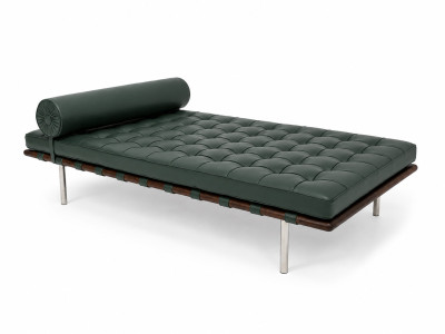 Knoll International Barcelona Liege / Leder / Grün