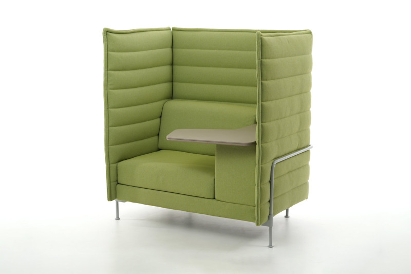 Vitra Alcove Plus Work Sofa Stoff / Grün