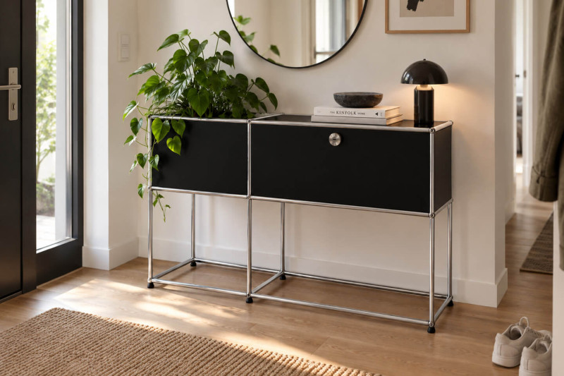 USM Haller Flowerpot Graphite Black RAL 9011