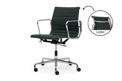 Vitra EA 117 Leder / Dunkelgrün
