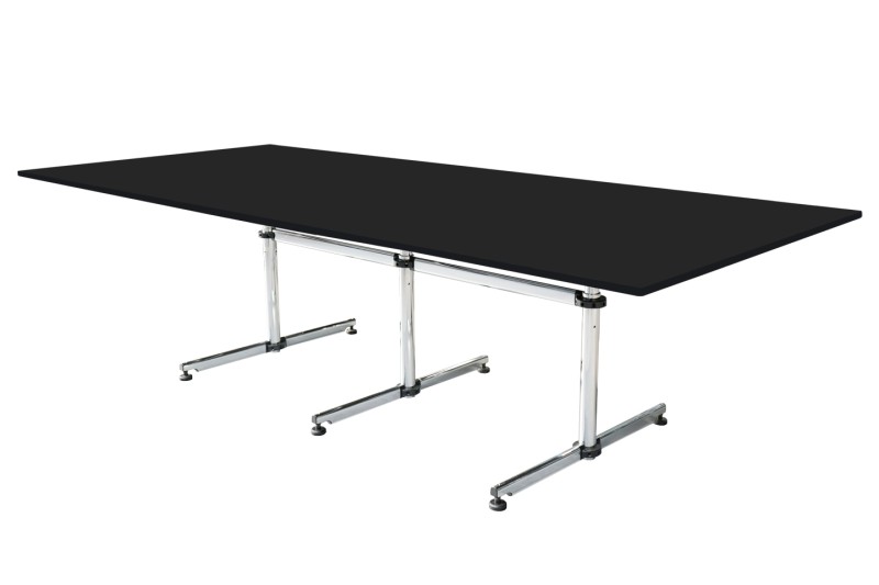 USM Kitos Conferentietafel Kunsthars / Zwart 280 x 125 cm