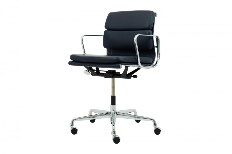 Vitra EA 217 Leder / Blau