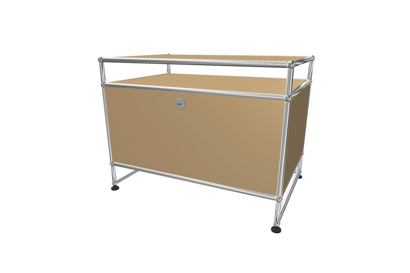 USM Haller TV-Board / Lowboard mit Sockel / Aufsatz Tiefe 50 cm