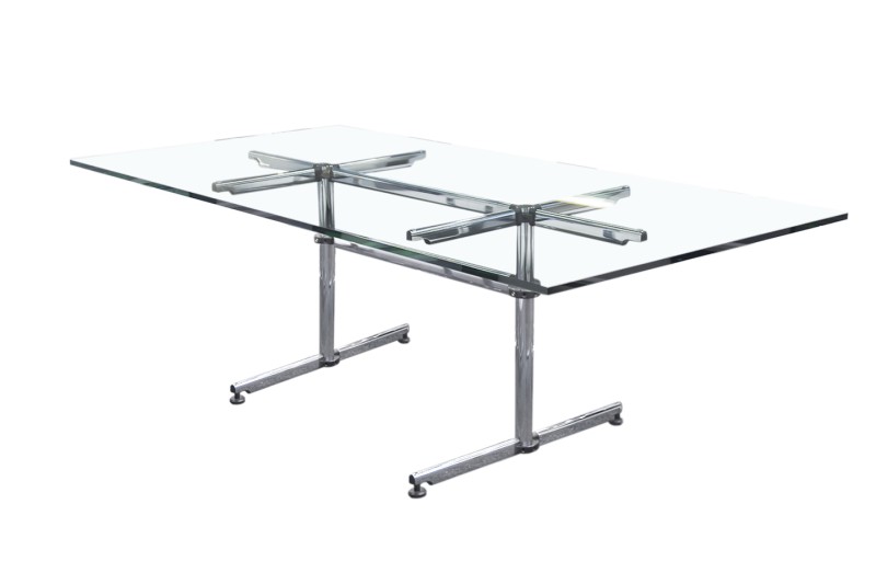 USM Kitos Konferenztisch Glas 220 x 110 cm