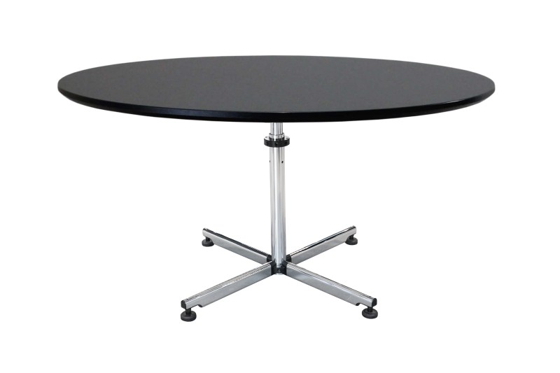 USM Kitos Mesa de Reunión Resina Sintética / Negro Ø 150 cm