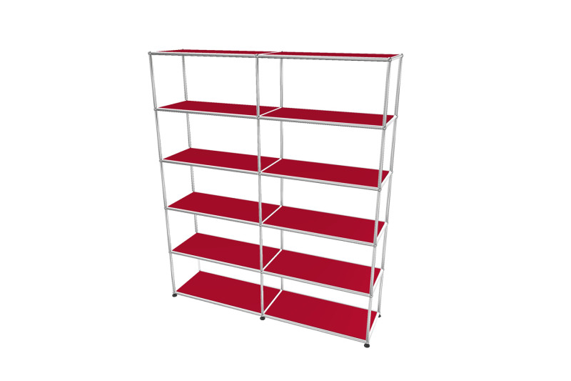 USM Haller Regal / Bücherregal in Breite 150 cm x Tiefe 35 cm