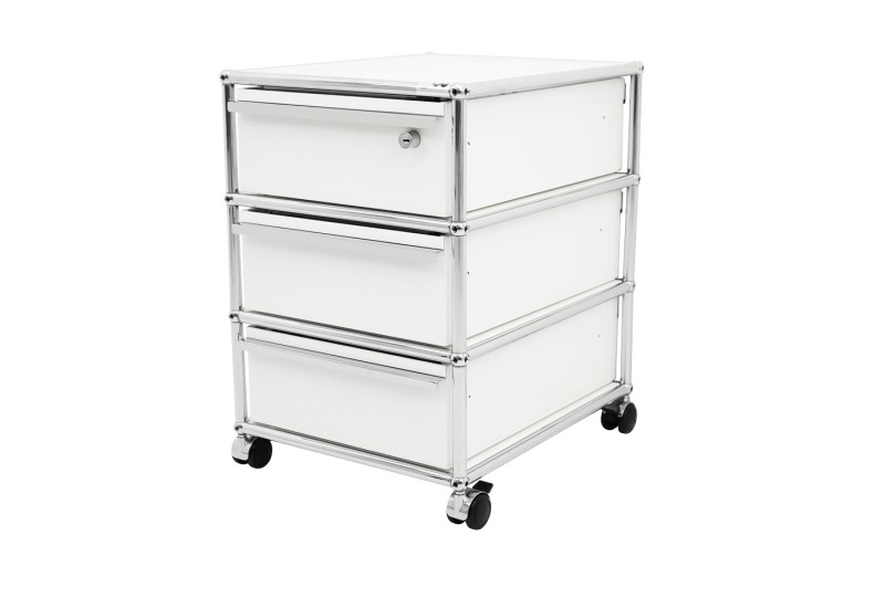 USM Haller Roller Container Pure White RAL 9010