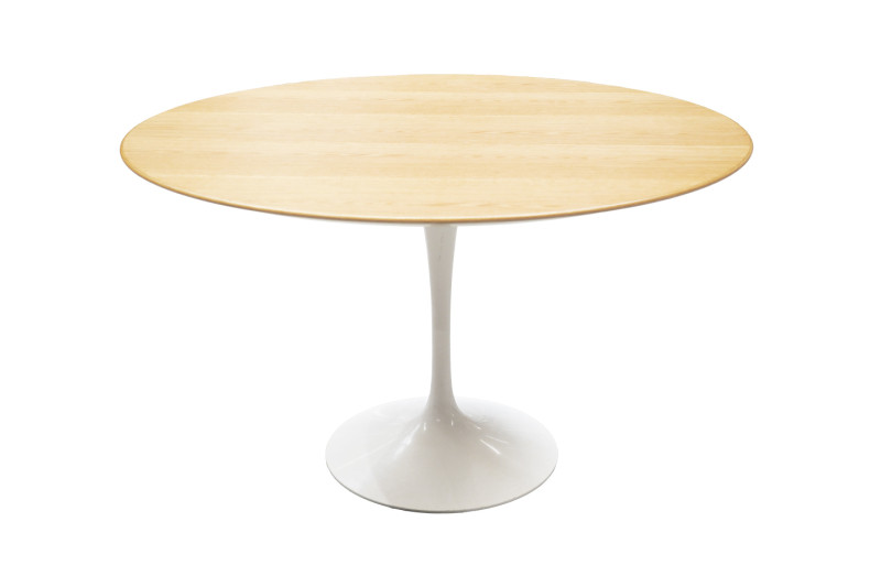 Knoll International Table Saarinen Tulip Bois / chêne Ø 120 cm