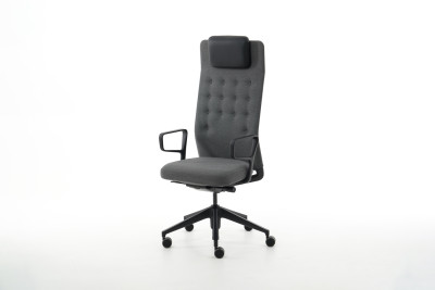 Vitra ID Trim L Office swivel chair fabric / black