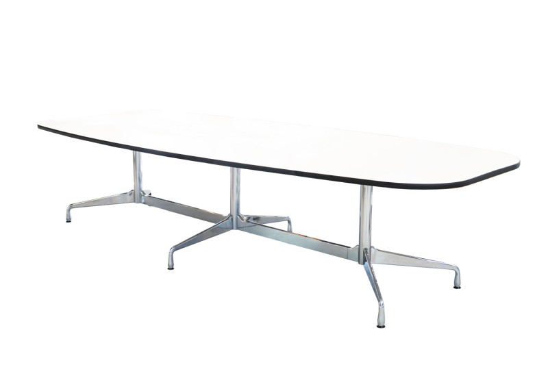 Vitra Table de Conférence Résine Synthétique / blanc 280 x 125 cm