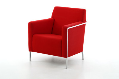 Moroso Steel Sessel Stoff / Rot