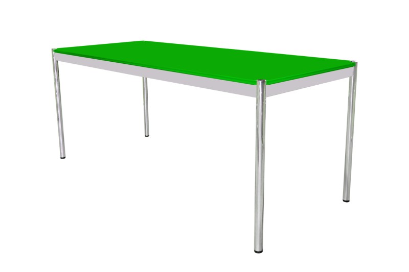 USM Haller Escritorio Cristal / Verde 175 x 75 cm