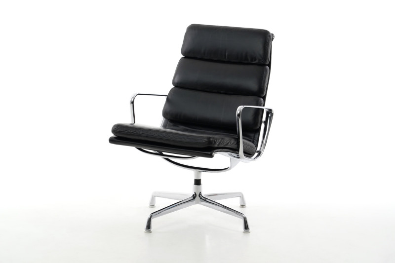 Herman Miller by Vitra EA 216 Leder / Schwarz *drehbar*