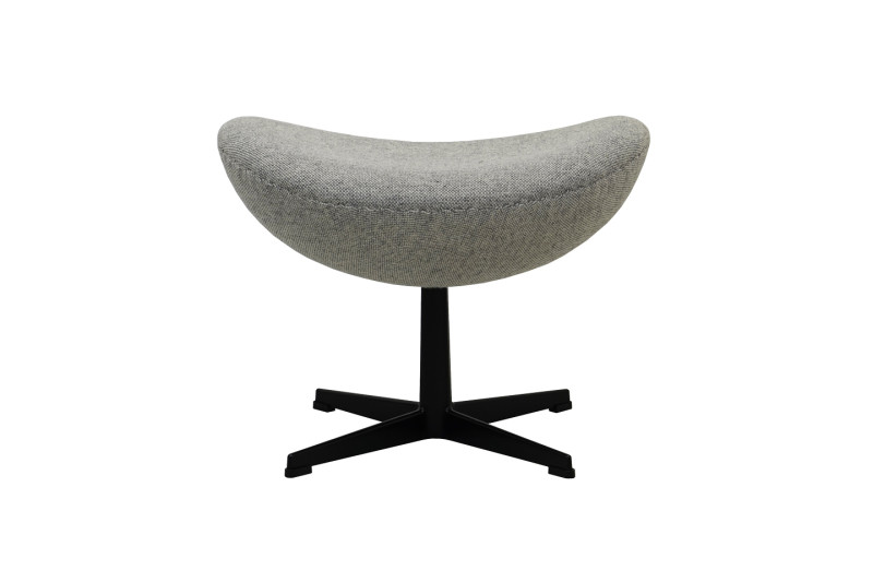 Fritz Hansen Egg Chair incl. Ottoman Fabric / Grey