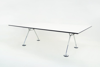 Tecno Nomos Konferenztisch Kunstharz / Weiß 240 x 140 cm