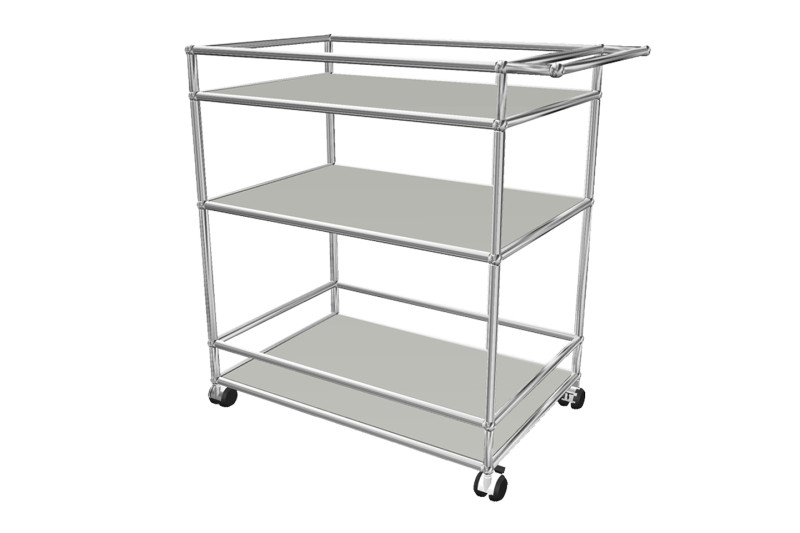 USM Haller Barwagen / Servierwagen 75 x 50 cm