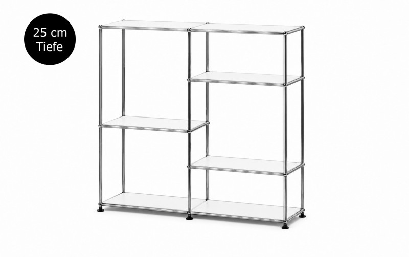 USM Haller Sideboard / Regal Reinweiß RAL 9010 *25 cm Tiefe*