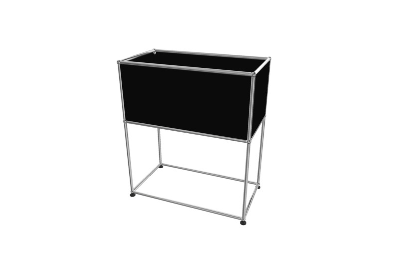 USM Haller Pot de Fleurs Noir Graphite RAL 9011