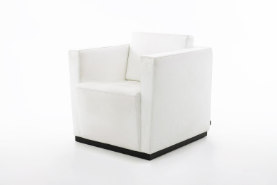 Walter Knoll Sessel Elton Leder / Cremeweiß