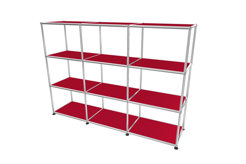 USM Haller Regal / Bücherregal in Breite 150 cm x Tiefe 35 cm