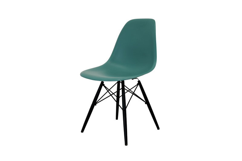 Vitra Eames Plastic Side Chair DSW Stuhl Türkis