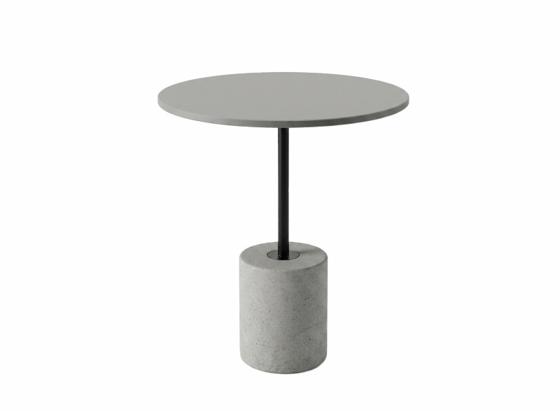 La Palma JEY T41 Beistelltisch / Beton / Grau / Ø 40 cm